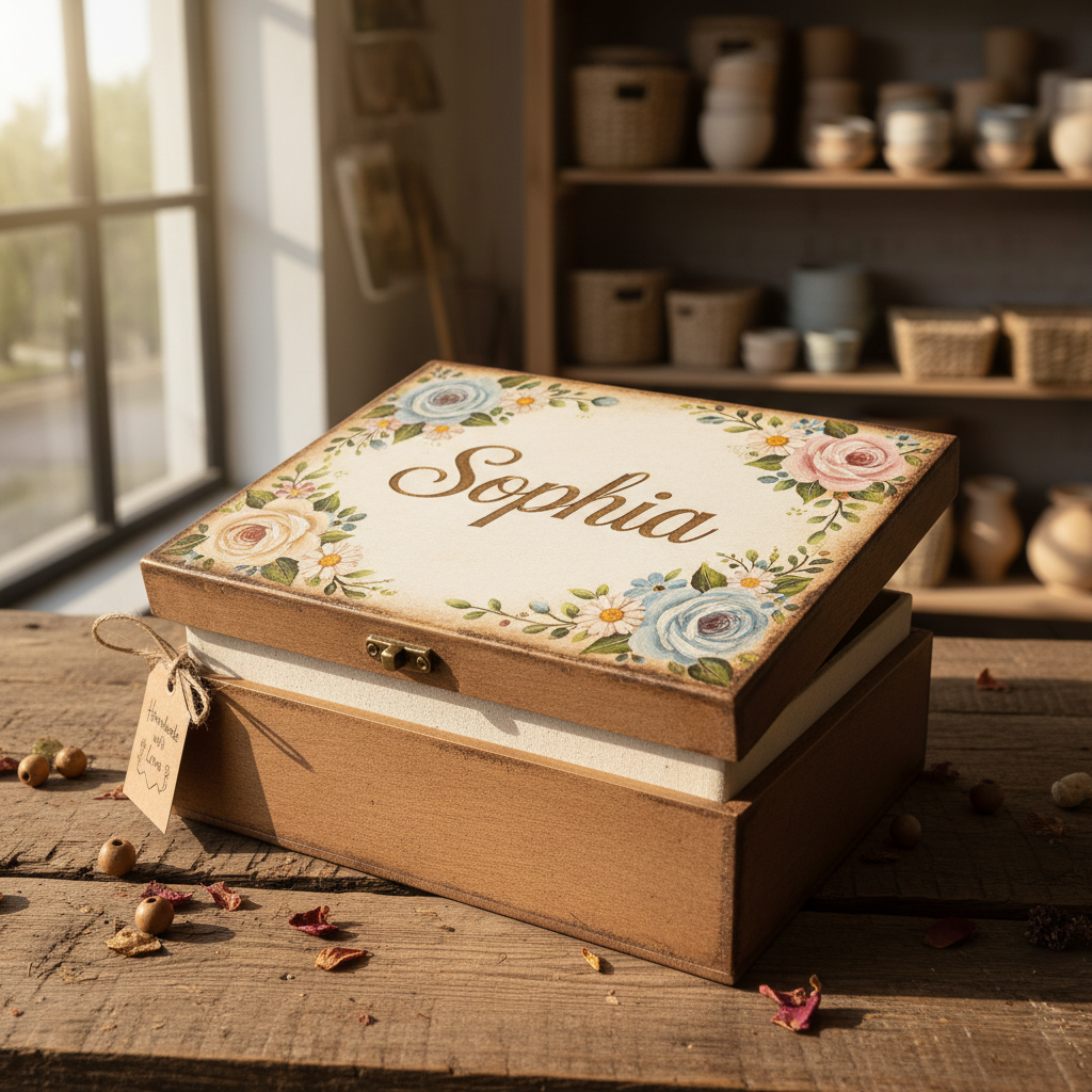 Caixa MDF personalizada presente