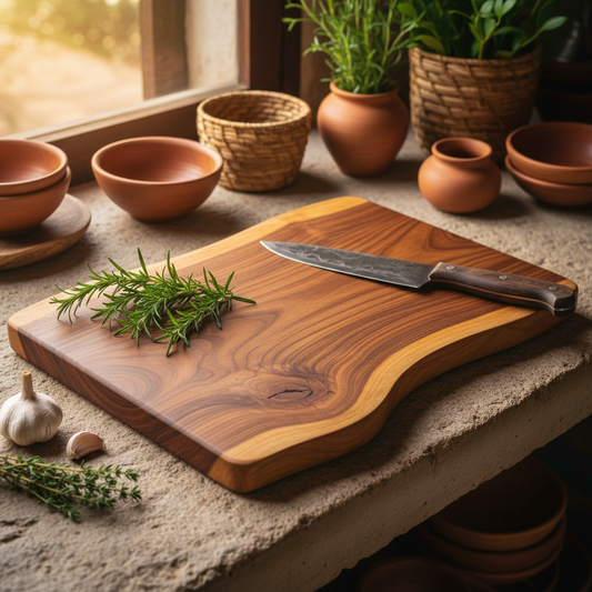 Tábua corte madeira maciça rústica