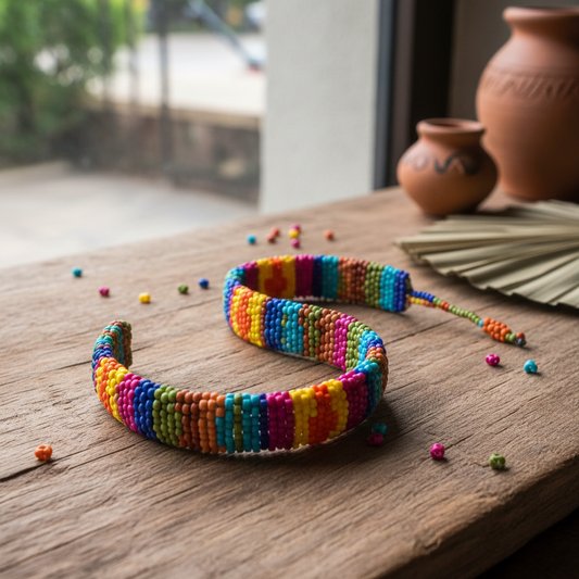 Pulseira miçangas boho premium